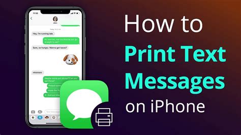 how to print text messages from iphone: exploring various options for text message printing